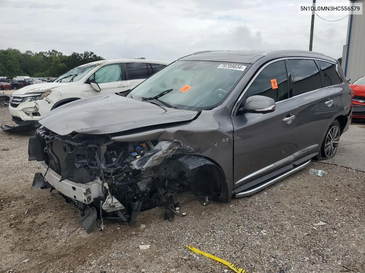 2017 Infiniti Qx60 VIN: 5N1DL0MN3HC556579 Lot: 70789834