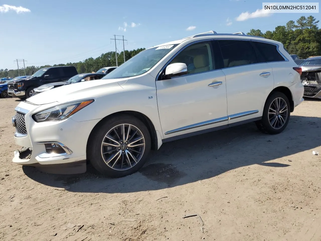 2017 Infiniti Qx60 VIN: 5N1DL0MN2HC512041 Lot: 71344544