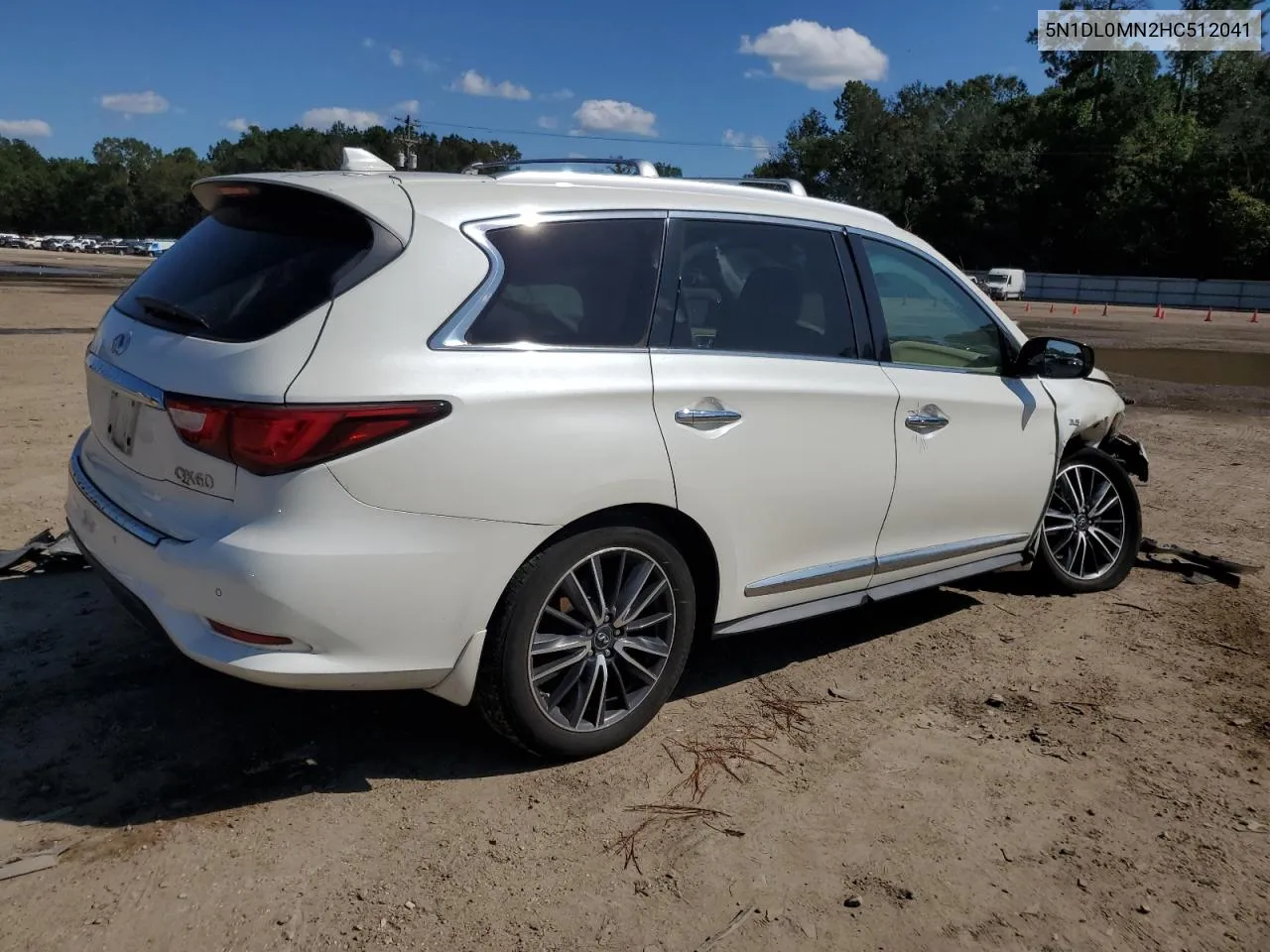 2017 Infiniti Qx60 VIN: 5N1DL0MN2HC512041 Lot: 71344544