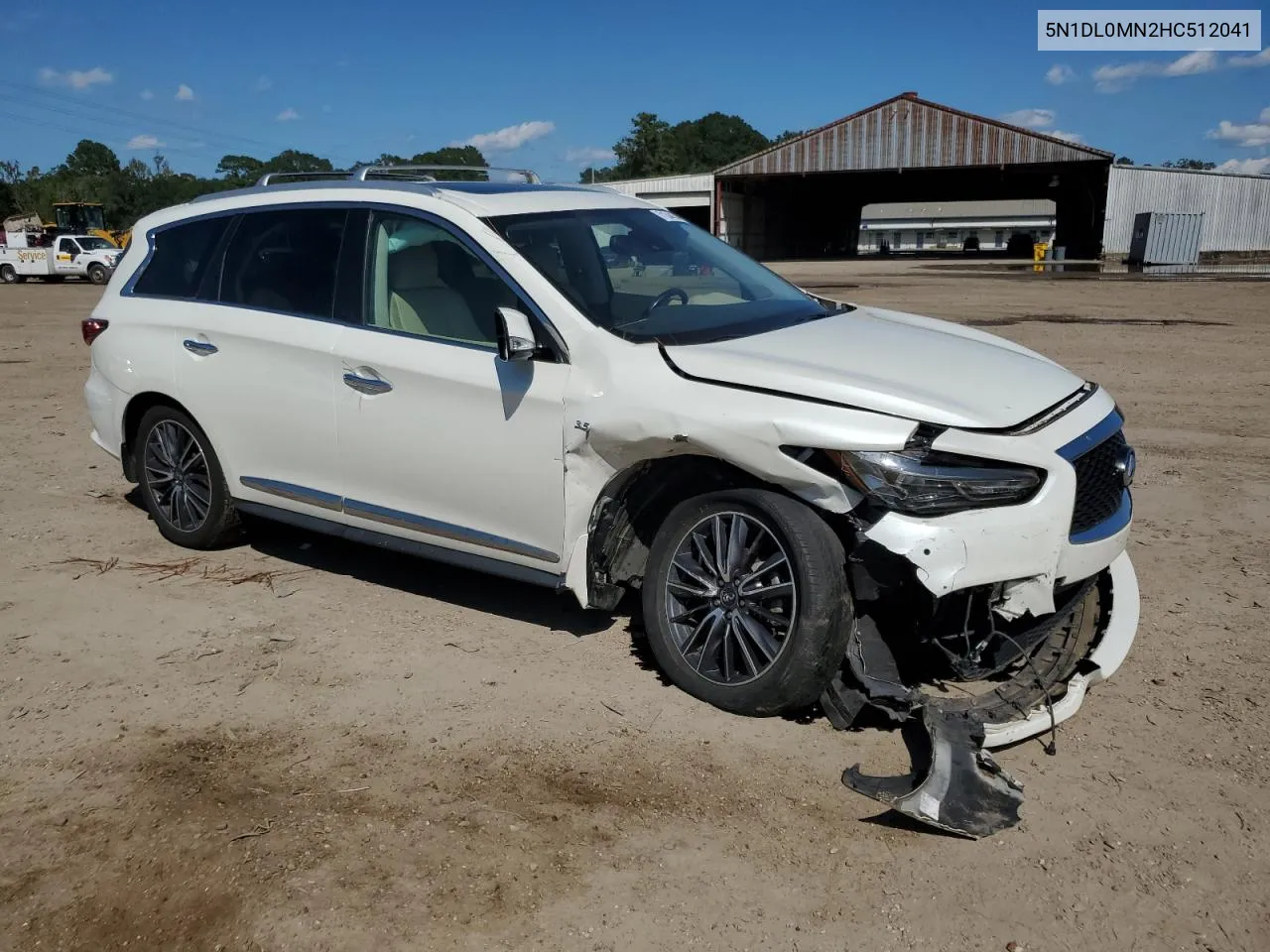 2017 Infiniti Qx60 VIN: 5N1DL0MN2HC512041 Lot: 71344544