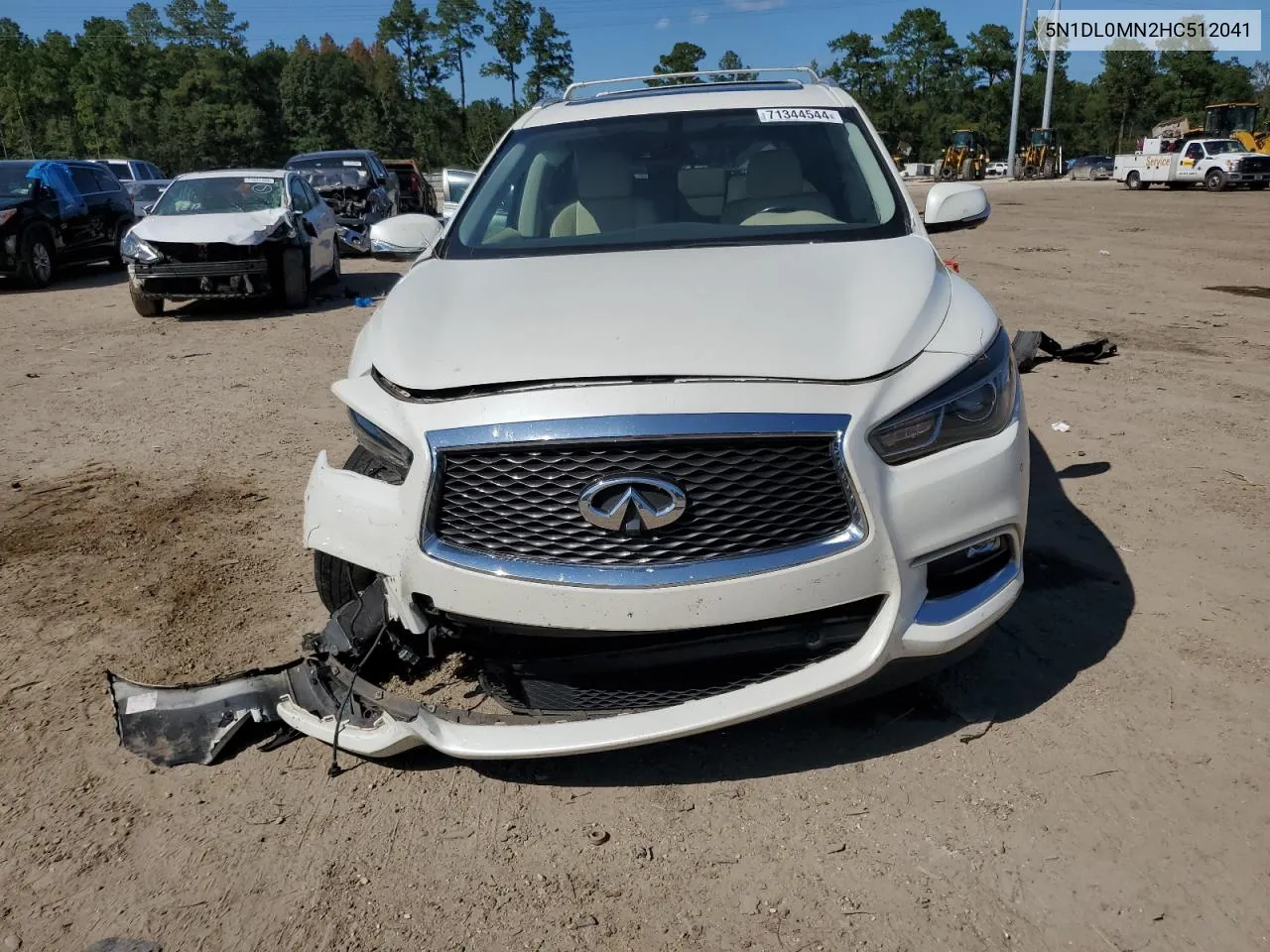 2017 Infiniti Qx60 VIN: 5N1DL0MN2HC512041 Lot: 71344544