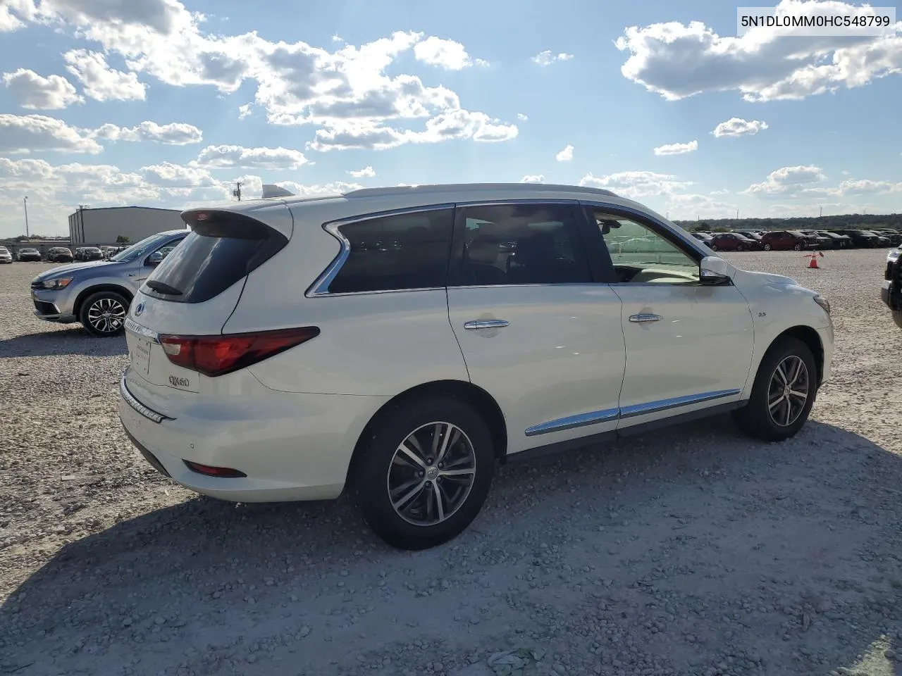 2017 Infiniti Qx60 VIN: 5N1DL0MM0HC548799 Lot: 71395674