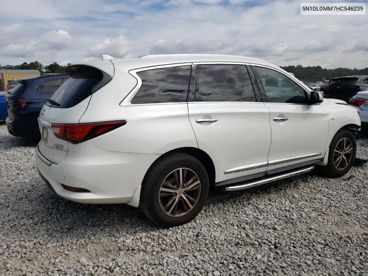 2017 Infiniti Qx60 VIN: 5N1DL0MM7HC546239 Lot: 72154264