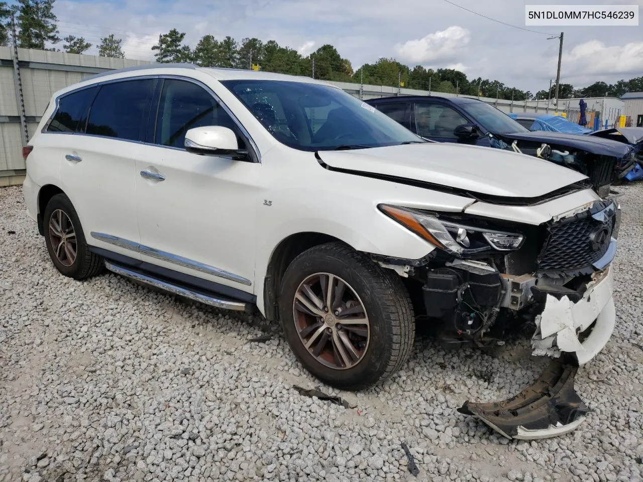 2017 Infiniti Qx60 VIN: 5N1DL0MM7HC546239 Lot: 72154264