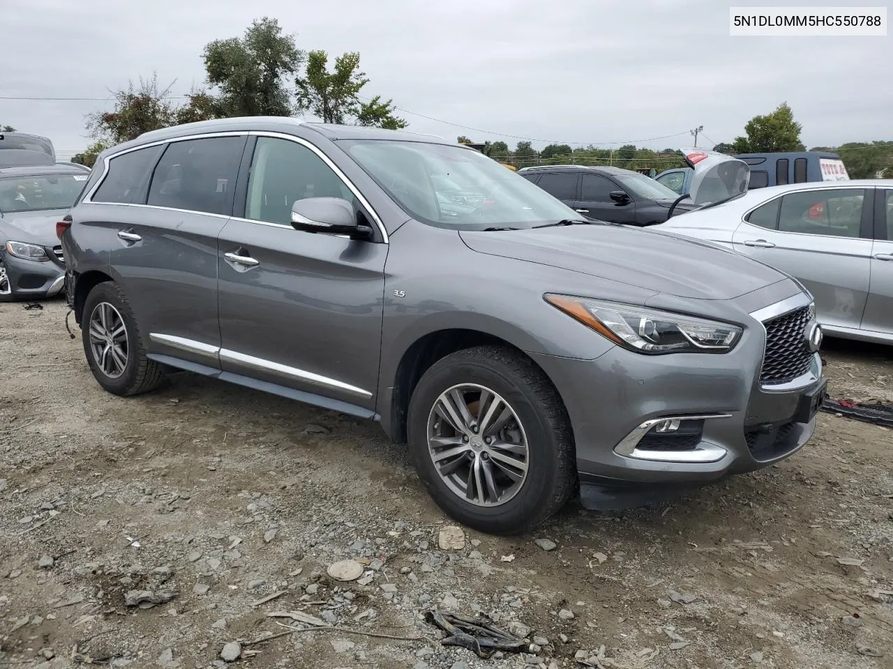 2017 Infiniti Qx60 VIN: 5N1DL0MM5HC550788 Lot: 72162194