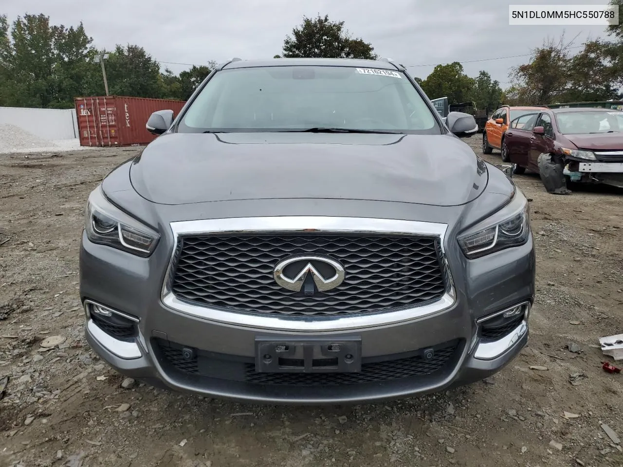 2017 Infiniti Qx60 VIN: 5N1DL0MM5HC550788 Lot: 72162194