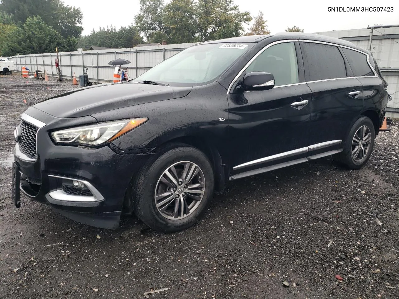 2017 Infiniti Qx60 VIN: 5N1DL0MM3HC507423 Lot: 72355074