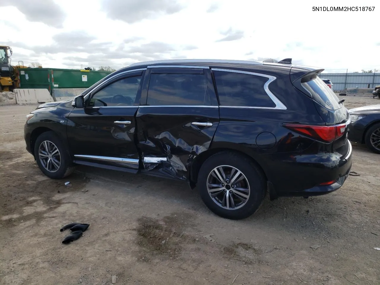 2017 Infiniti Qx60 VIN: 5N1DL0MM2HC518767 Lot: 72694014