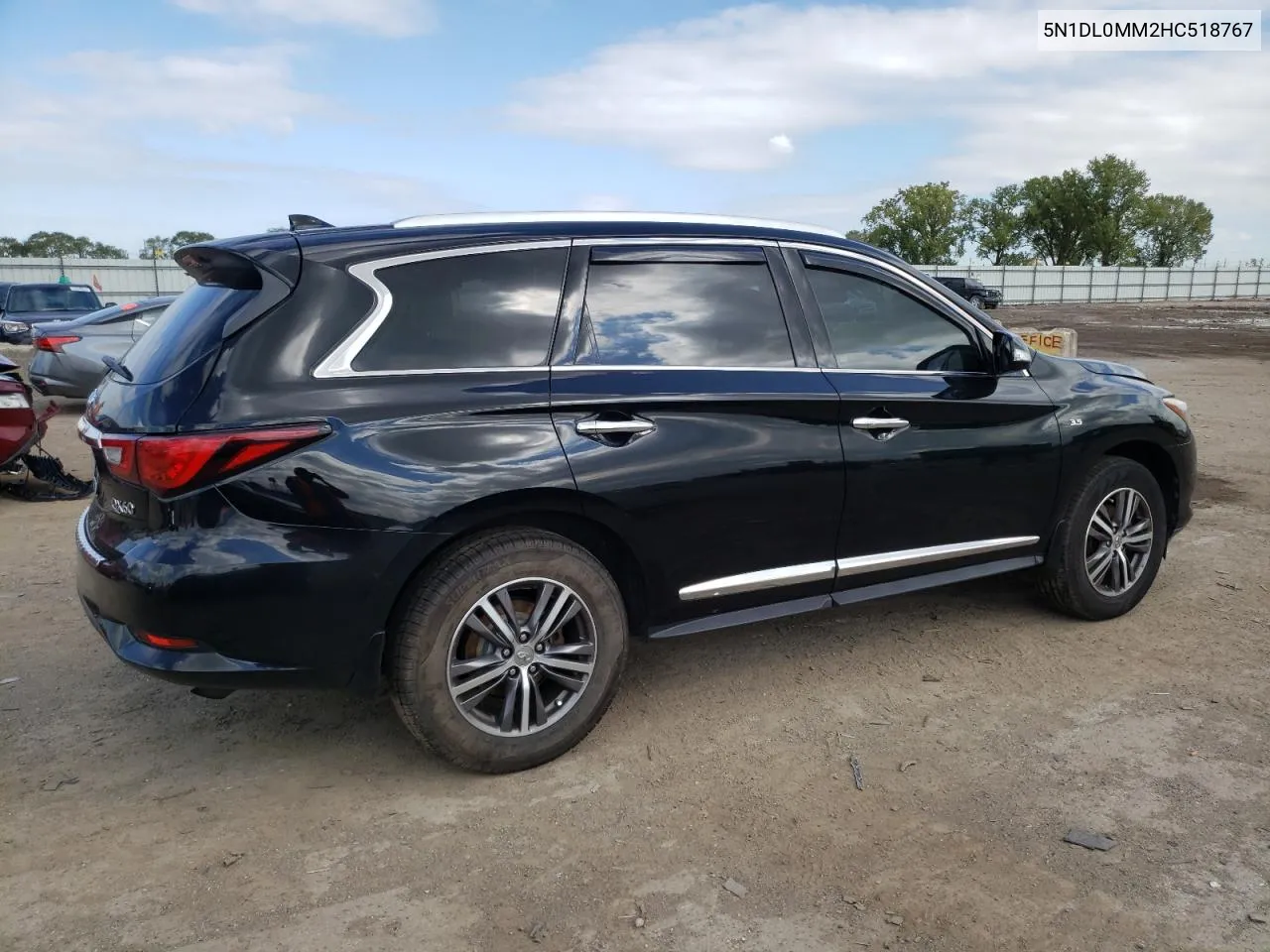 2017 Infiniti Qx60 VIN: 5N1DL0MM2HC518767 Lot: 72694014