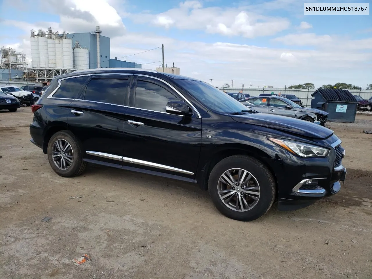 2017 Infiniti Qx60 VIN: 5N1DL0MM2HC518767 Lot: 72694014