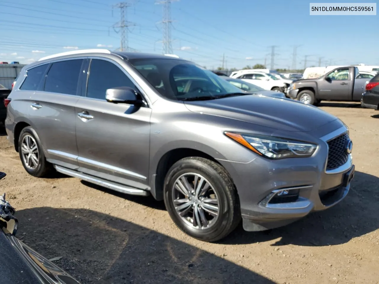 2017 Infiniti Qx60 VIN: 5N1DL0MM0HC559561 Lot: 72772124