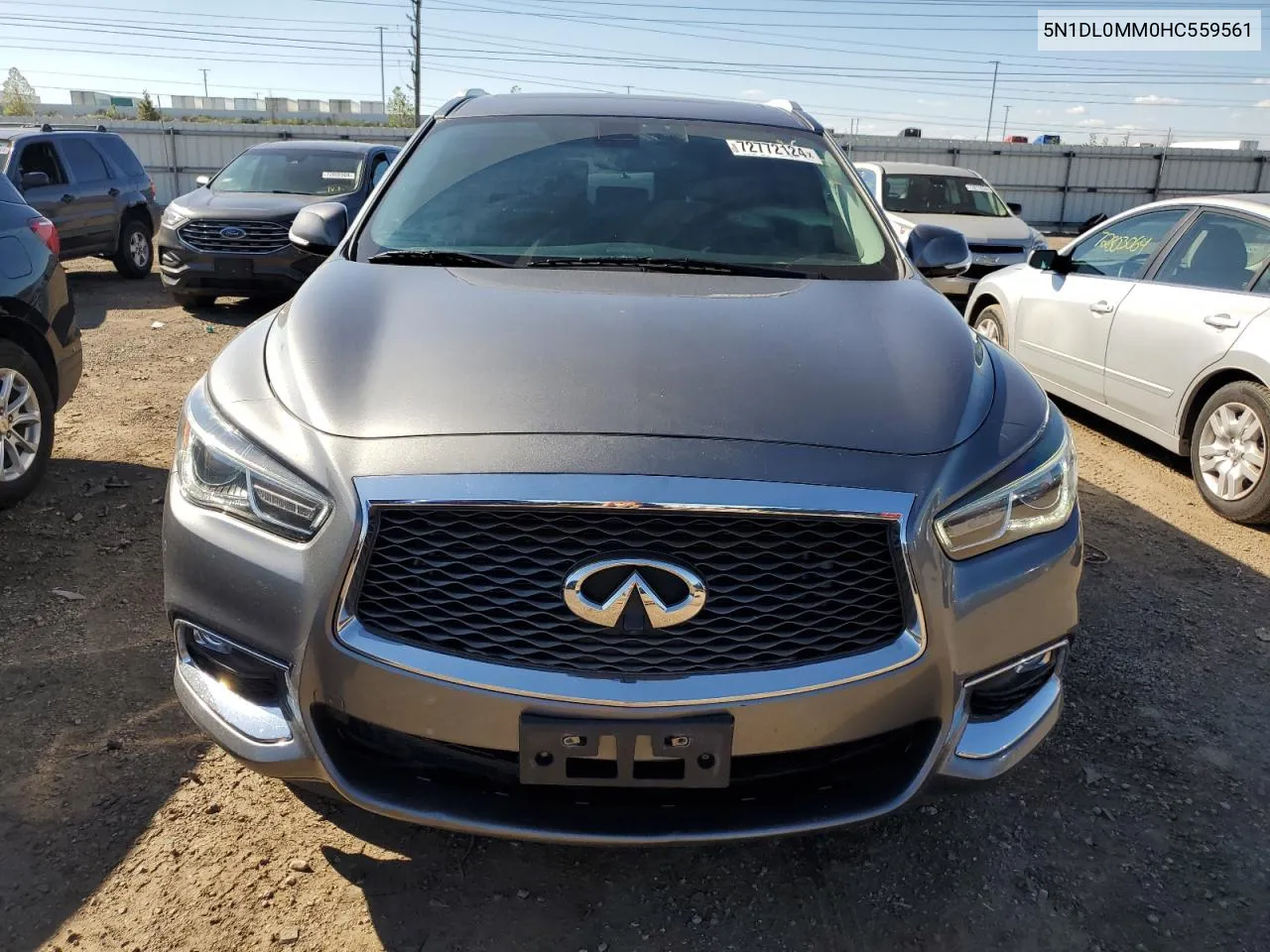 2017 Infiniti Qx60 VIN: 5N1DL0MM0HC559561 Lot: 72772124