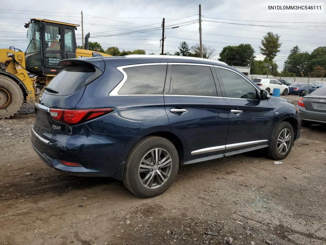 2017 Infiniti Qx60 VIN: 5N1DL0MM3HC546111 Lot: 72904914