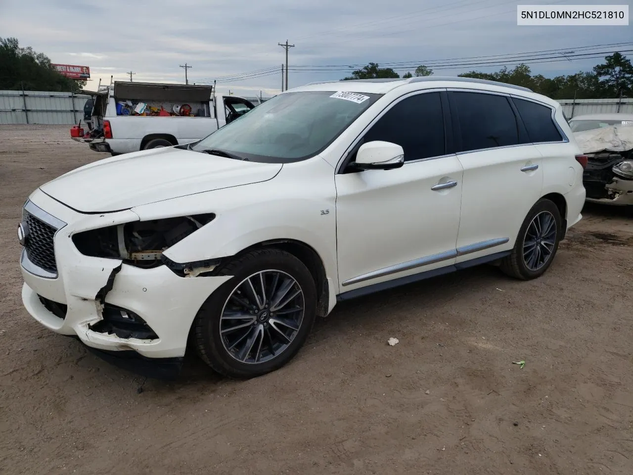 2017 Infiniti Qx60 VIN: 5N1DL0MN2HC521810 Lot: 73007774