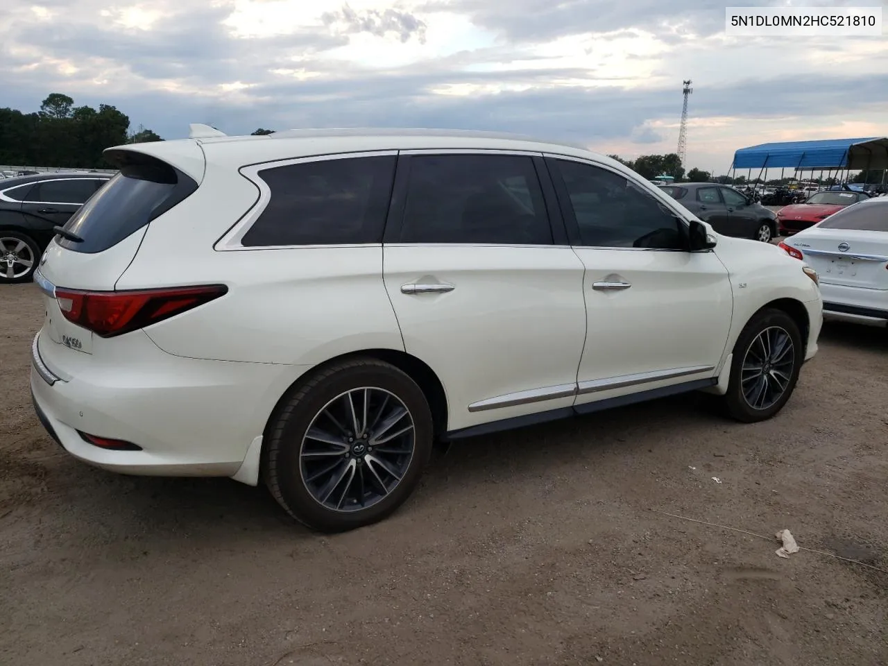 2017 Infiniti Qx60 VIN: 5N1DL0MN2HC521810 Lot: 73007774