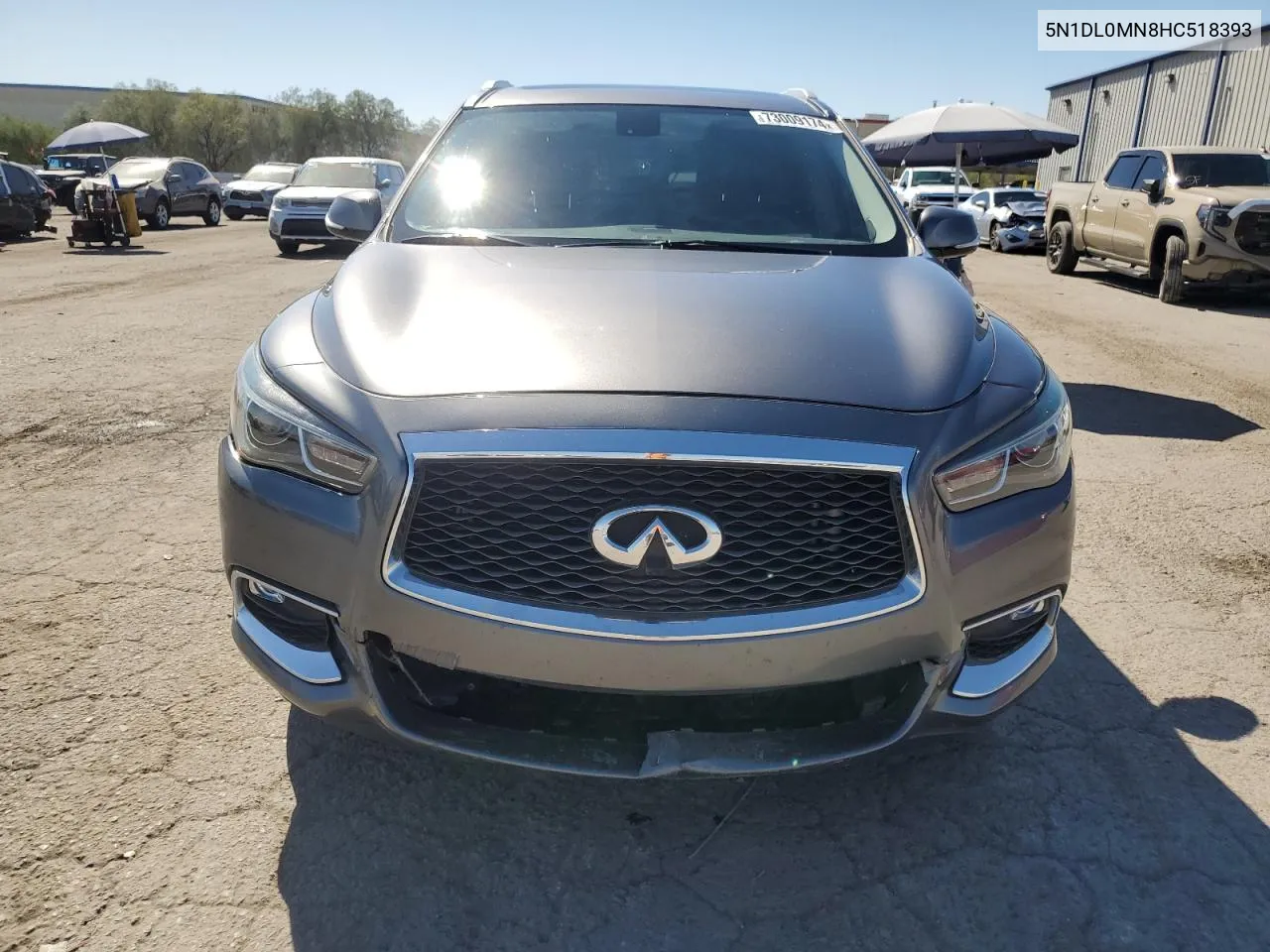 2017 Infiniti Qx60 VIN: 5N1DL0MN8HC518393 Lot: 73009174