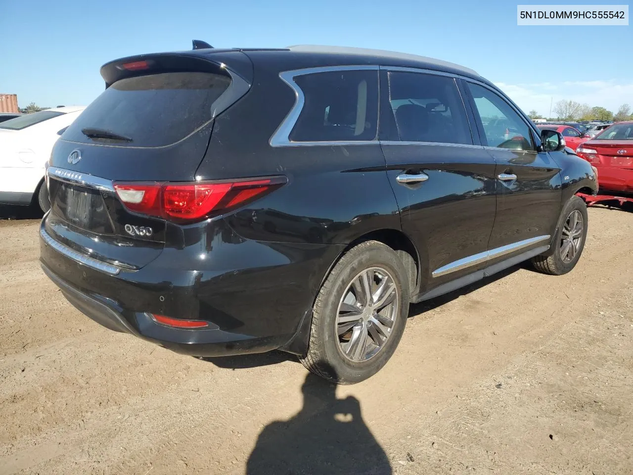 2017 Infiniti Qx60 VIN: 5N1DL0MM9HC555542 Lot: 73021134