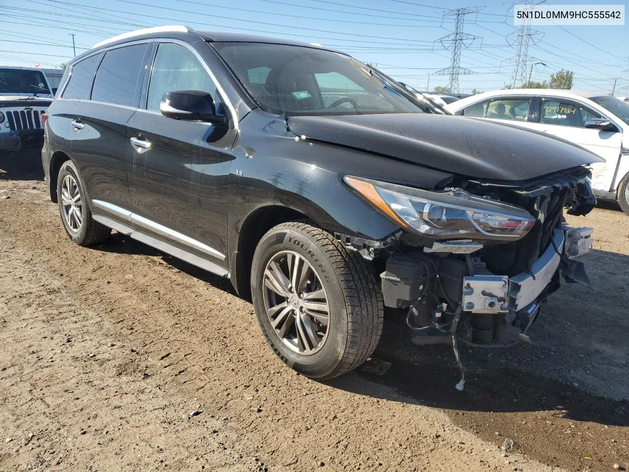 2017 Infiniti Qx60 VIN: 5N1DL0MM9HC555542 Lot: 73021134