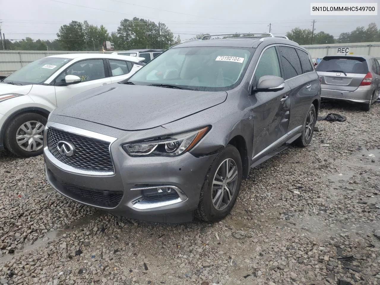 2017 Infiniti Qx60 VIN: 5N1DL0MM4HC549700 Lot: 73190104