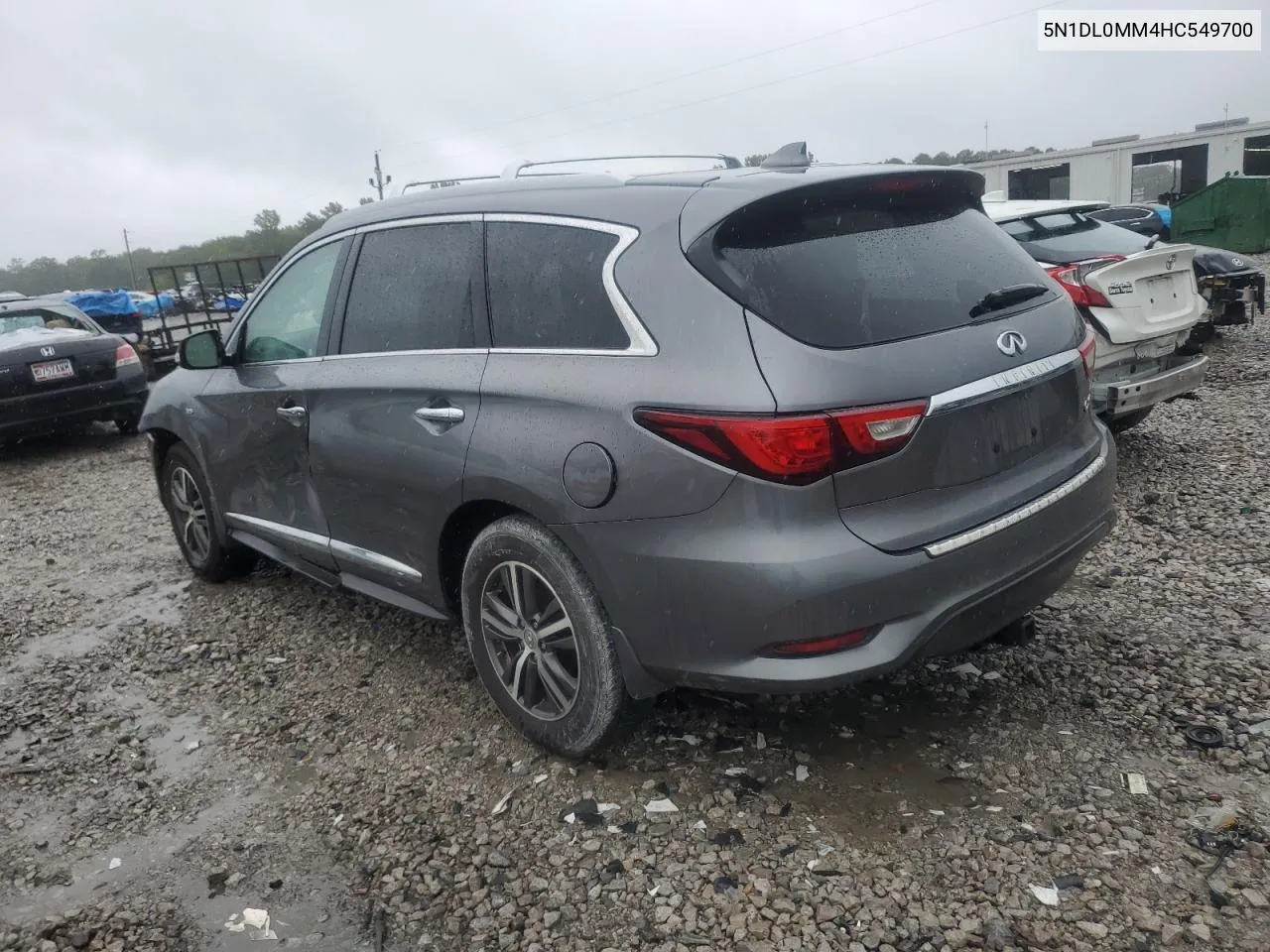 2017 Infiniti Qx60 VIN: 5N1DL0MM4HC549700 Lot: 73190104