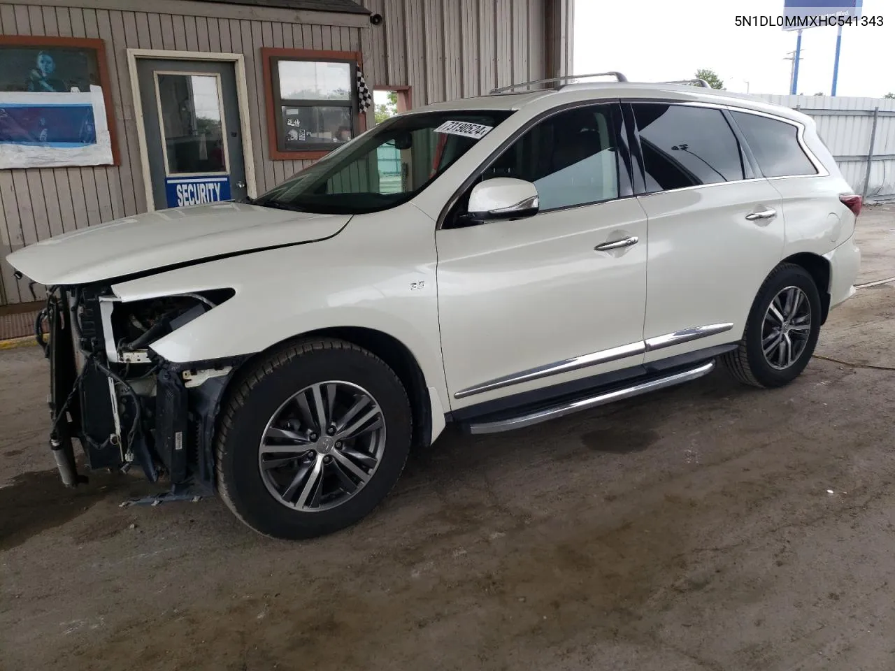 2017 Infiniti Qx60 VIN: 5N1DL0MMXHC541343 Lot: 73190524