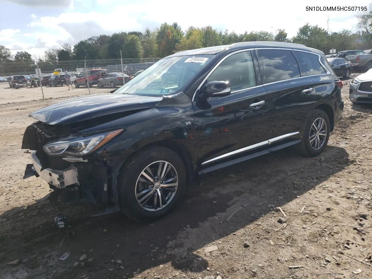 2017 Infiniti Qx60 VIN: 5N1DL0MM5HC507195 Lot: 73300404