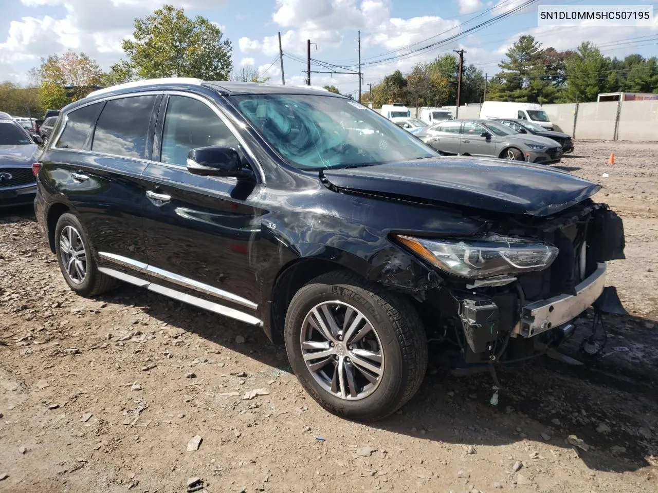 2017 Infiniti Qx60 VIN: 5N1DL0MM5HC507195 Lot: 73300404