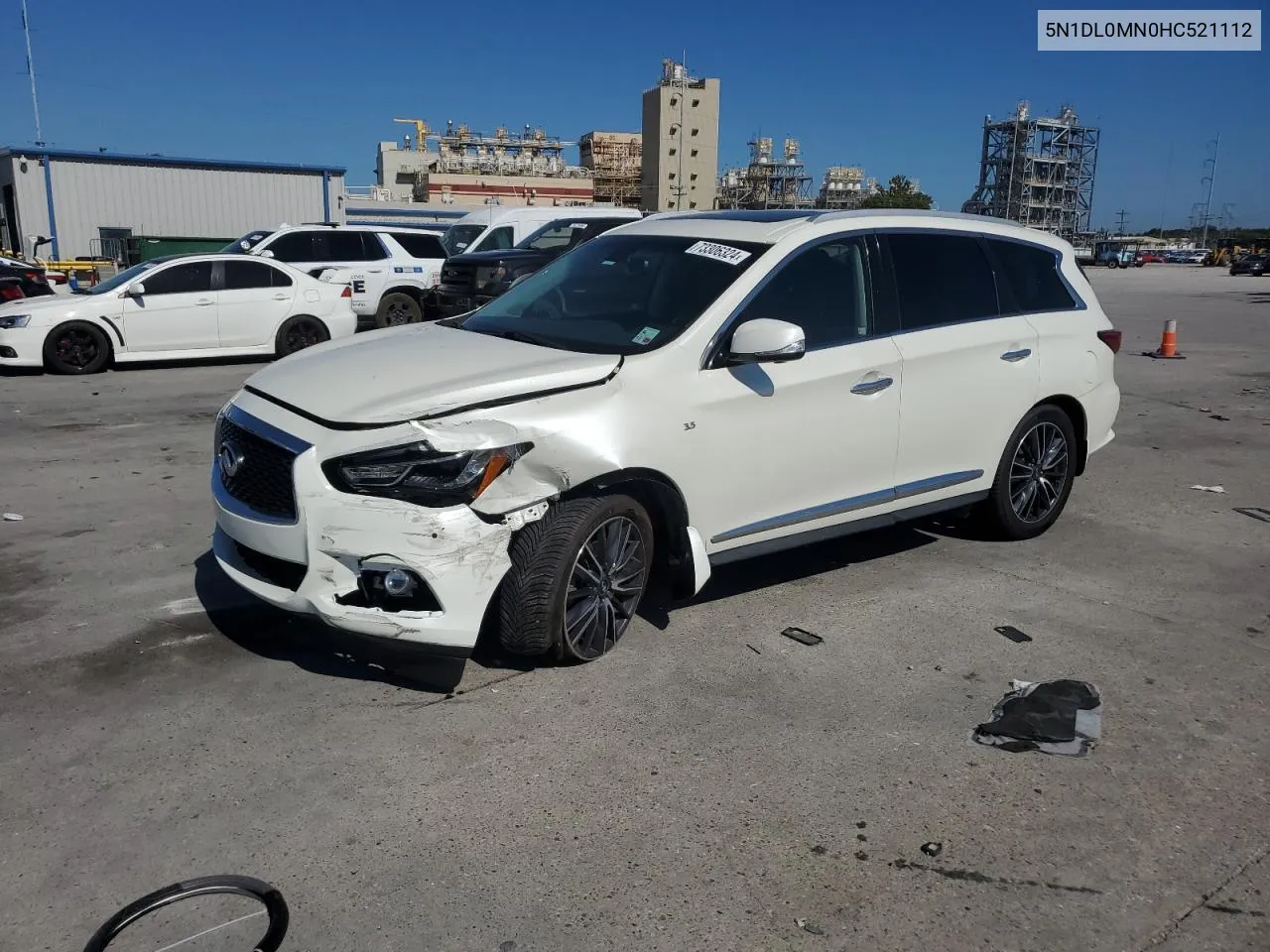 2017 Infiniti Qx60 VIN: 5N1DL0MN0HC521112 Lot: 73306324