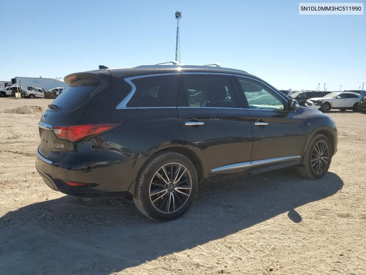 2017 Infiniti Qx60 VIN: 5N1DL0MM3HC511990 Lot: 73358524