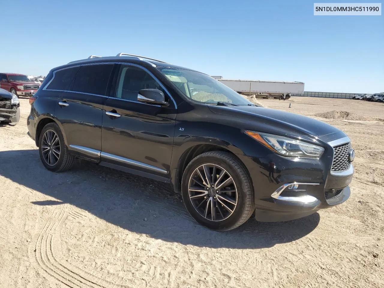 2017 Infiniti Qx60 VIN: 5N1DL0MM3HC511990 Lot: 73358524