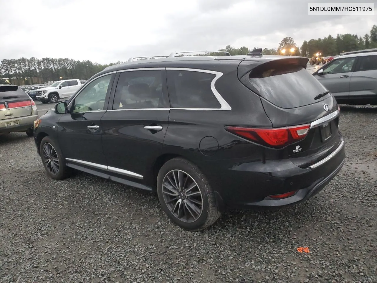 2017 Infiniti Qx60 VIN: 5N1DL0MM7HC511975 Lot: 73455344