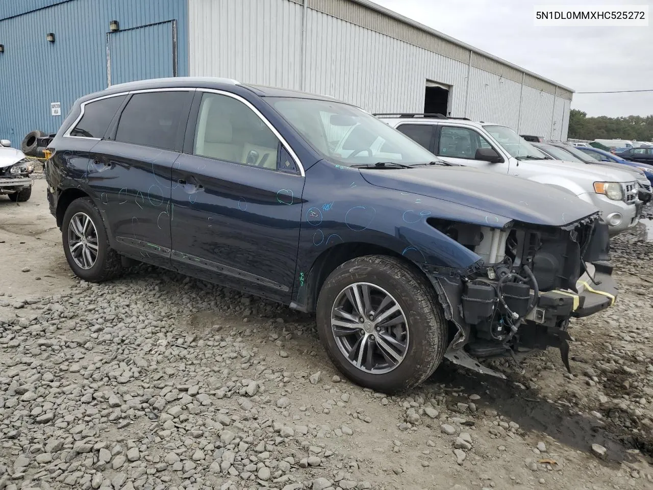 2017 Infiniti Qx60 VIN: 5N1DL0MMXHC525272 Lot: 73540024