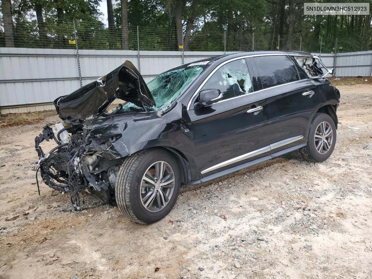 2017 Infiniti Qx60 VIN: 5N1DL0MN3HC512923 Lot: 73696704