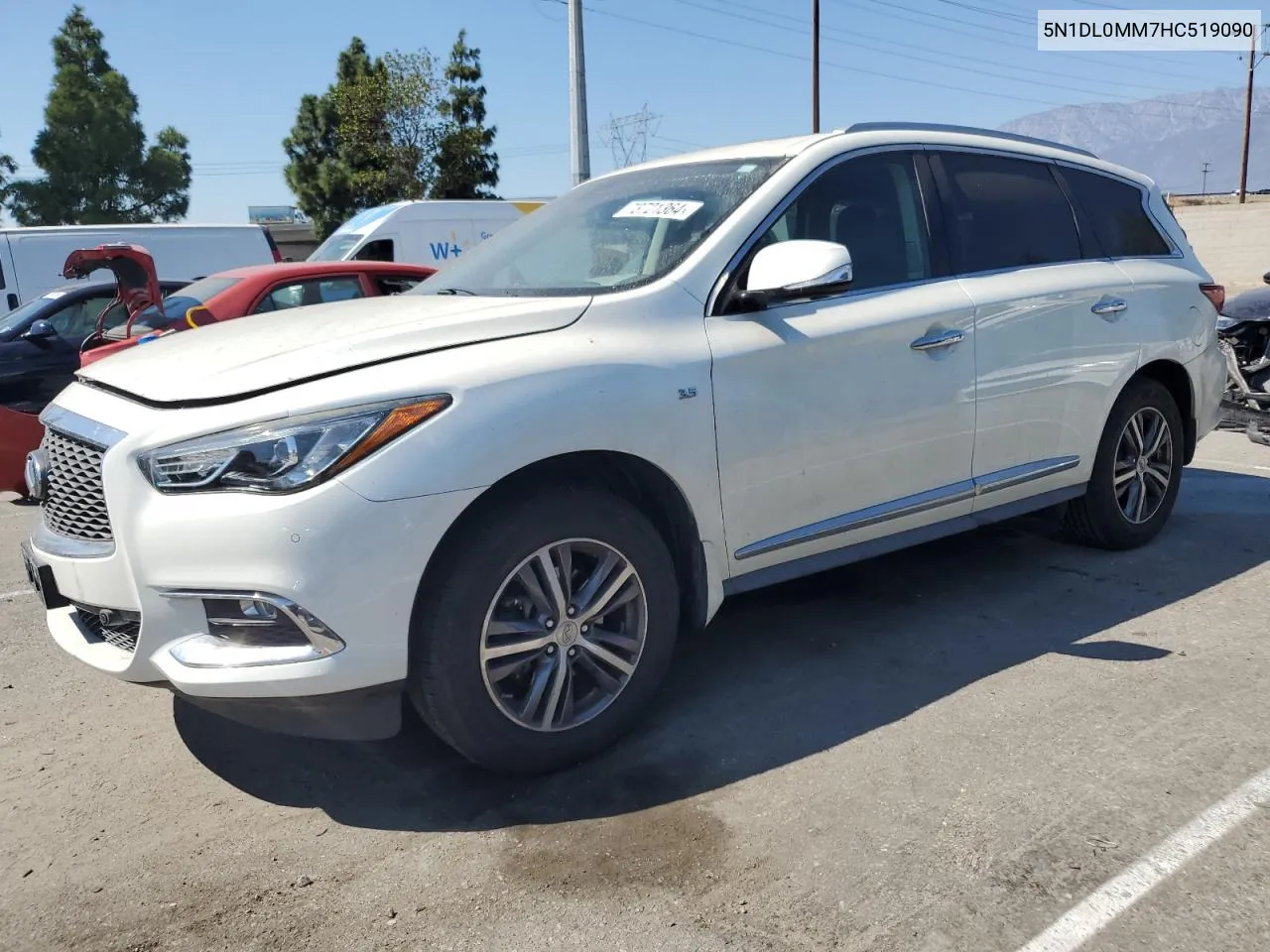 2017 Infiniti Qx60 VIN: 5N1DL0MM7HC519090 Lot: 73721364