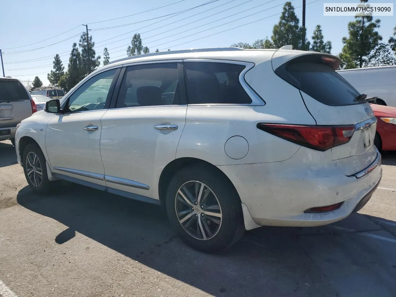 2017 Infiniti Qx60 VIN: 5N1DL0MM7HC519090 Lot: 73721364