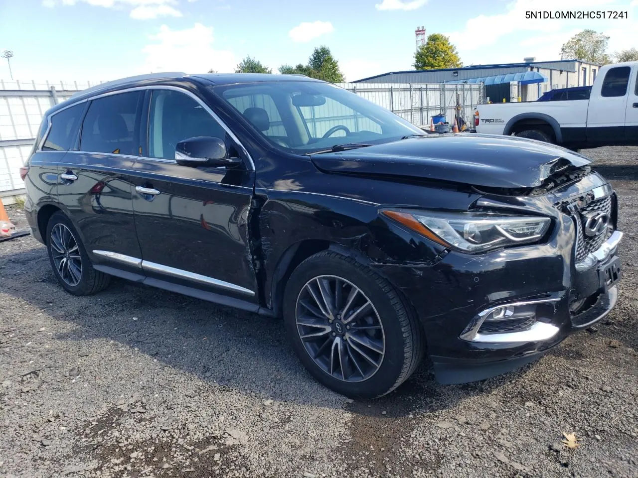 2017 Infiniti Qx60 VIN: 5N1DL0MN2HC517241 Lot: 73920494