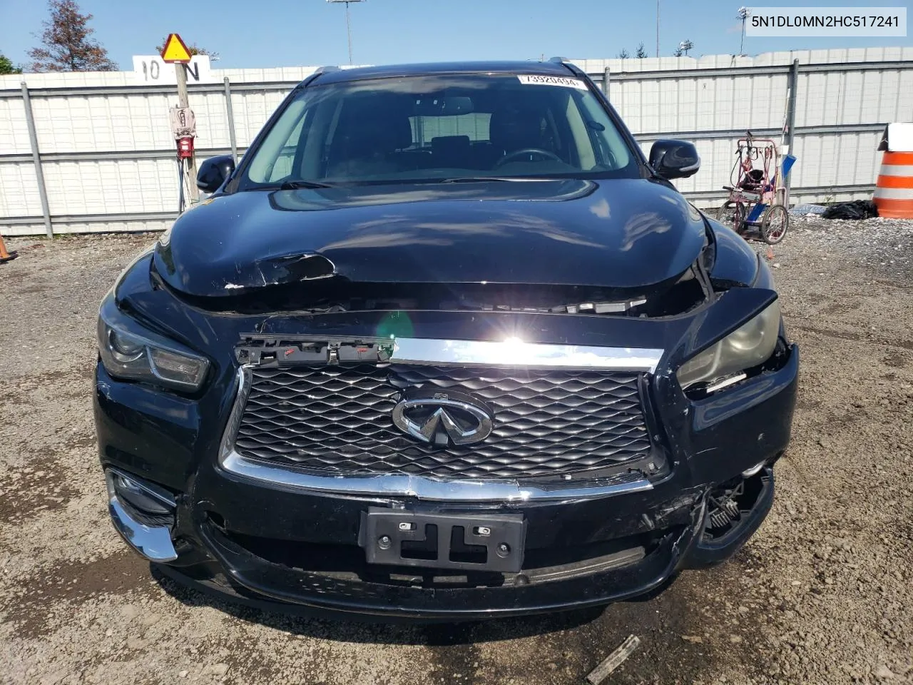 2017 Infiniti Qx60 VIN: 5N1DL0MN2HC517241 Lot: 73920494