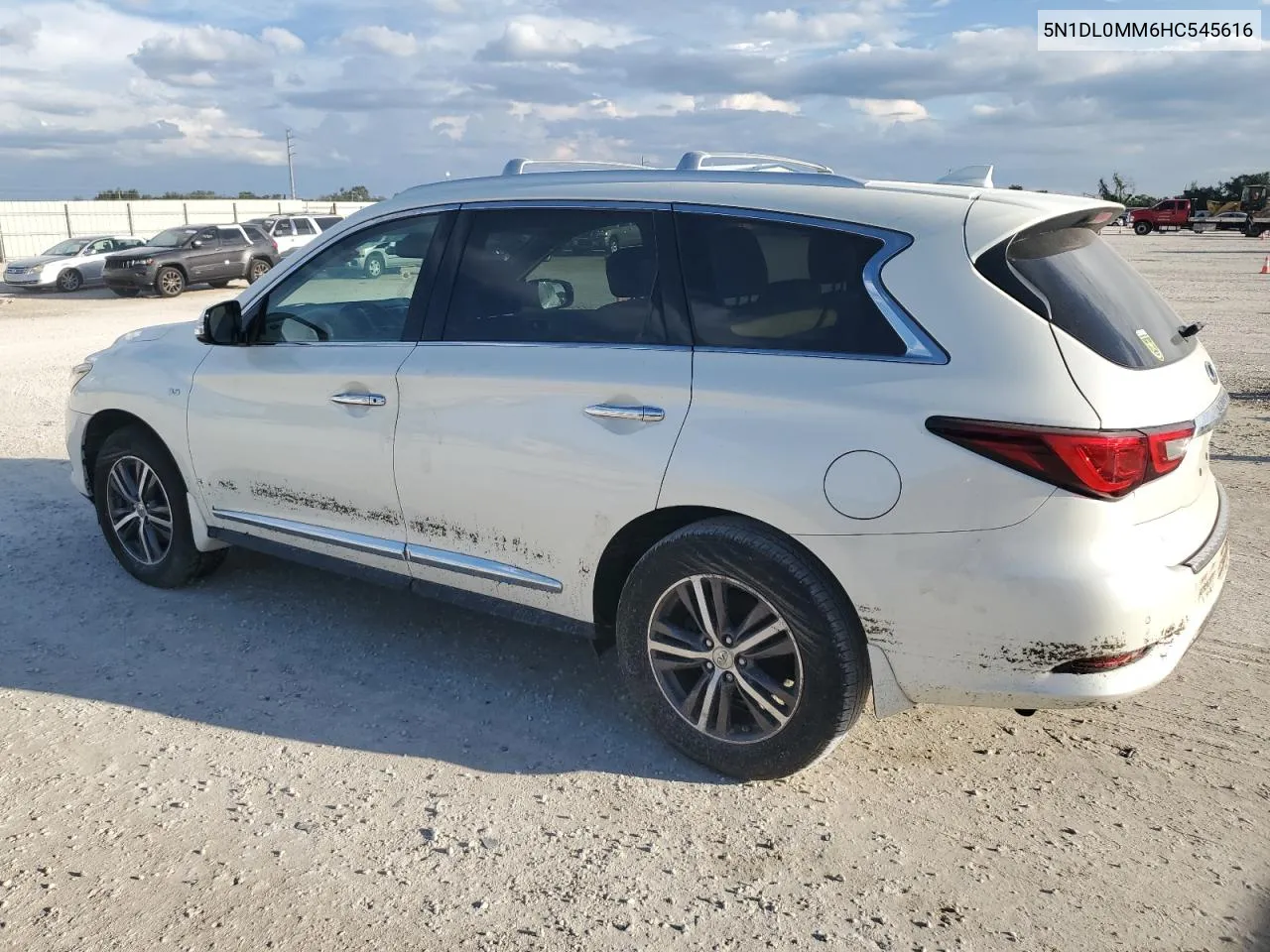 2017 Infiniti Qx60 VIN: 5N1DL0MM6HC545616 Lot: 73925654