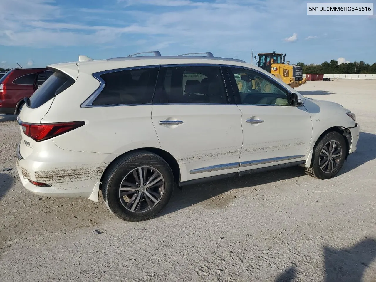 2017 Infiniti Qx60 VIN: 5N1DL0MM6HC545616 Lot: 73925654