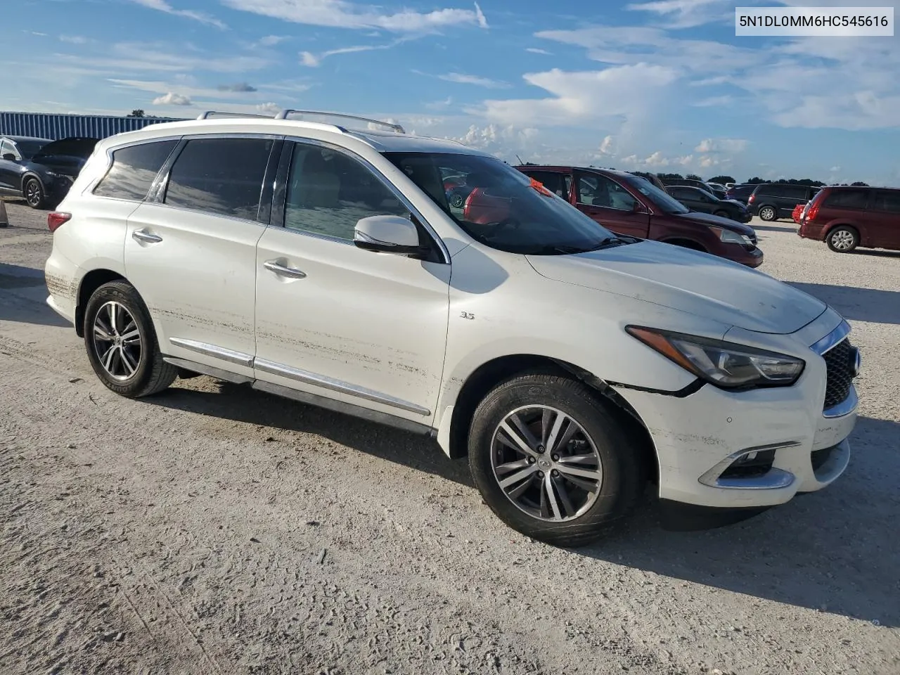 2017 Infiniti Qx60 VIN: 5N1DL0MM6HC545616 Lot: 73925654