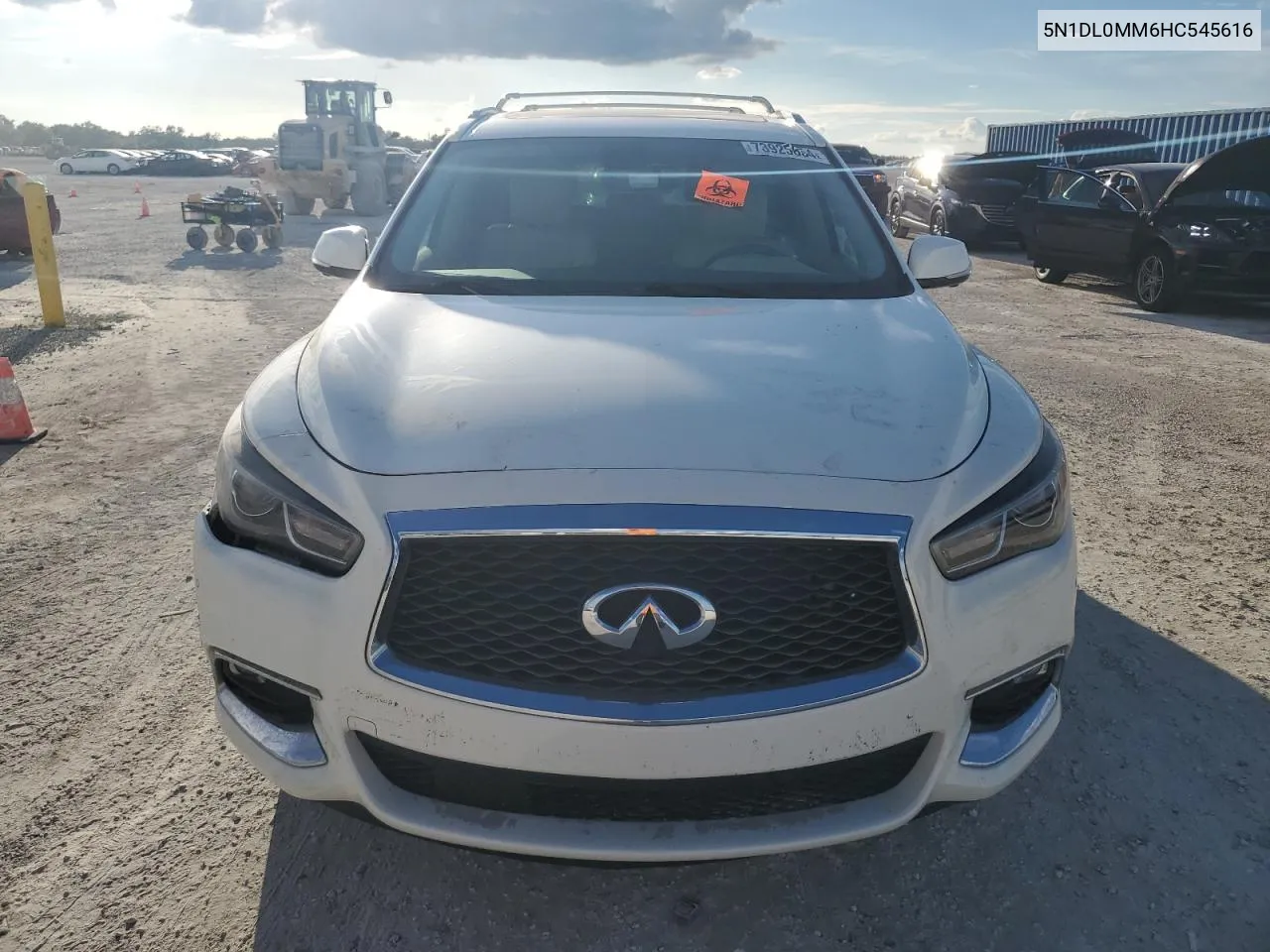 2017 Infiniti Qx60 VIN: 5N1DL0MM6HC545616 Lot: 73925654