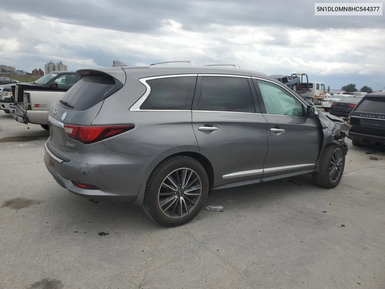 2017 Infiniti Qx60 VIN: 5N1DL0MN8HC544377 Lot: 74300234