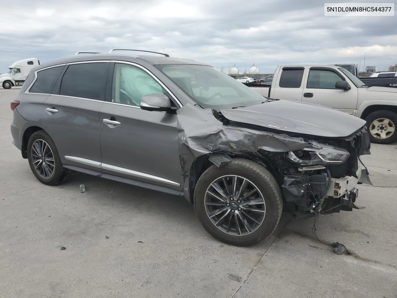 2017 Infiniti Qx60 VIN: 5N1DL0MN8HC544377 Lot: 74300234