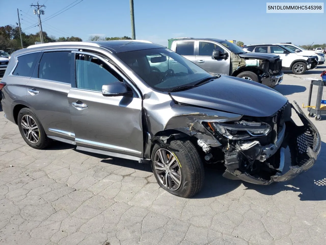 2017 Infiniti Qx60 VIN: 5N1DL0MM0HC545398 Lot: 74431094