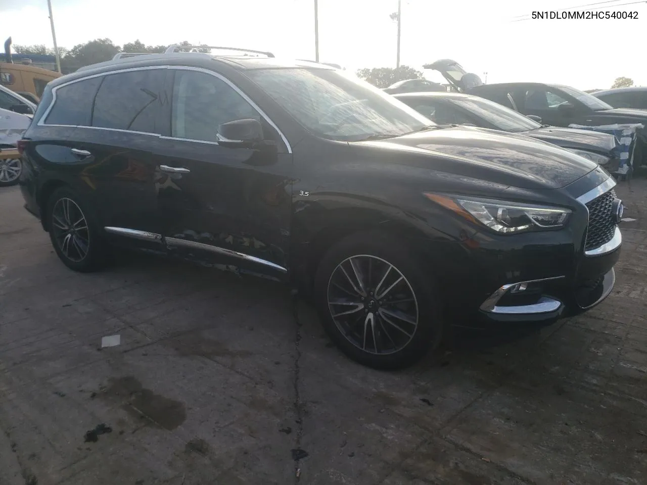 2017 Infiniti Qx60 VIN: 5N1DL0MM2HC540042 Lot: 74602824