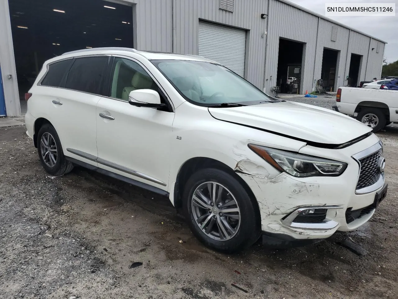 2017 Infiniti Qx60 VIN: 5N1DL0MM5HC511246 Lot: 75188574