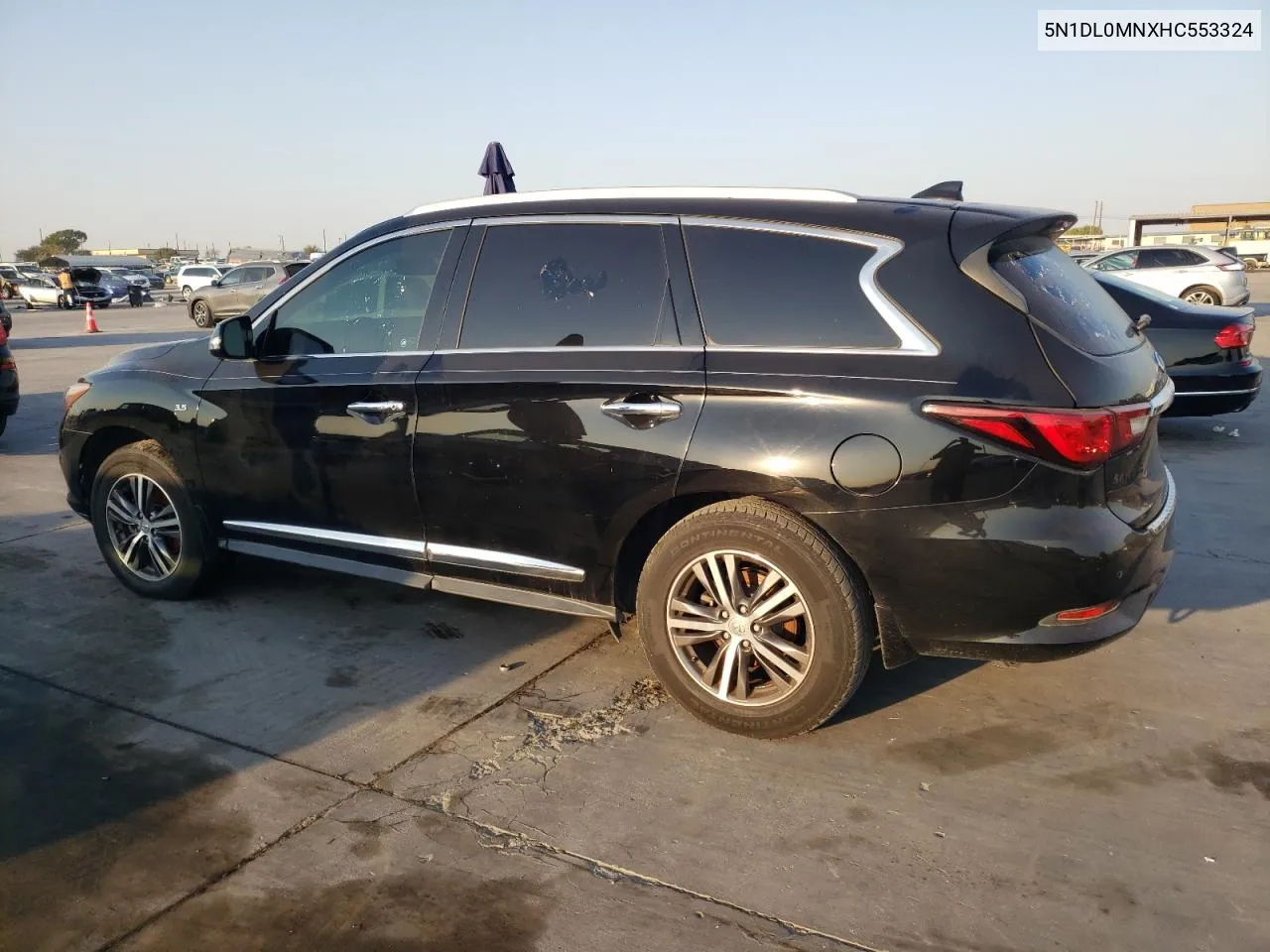 2017 Infiniti Qx60 VIN: 5N1DL0MNXHC553324 Lot: 75200554