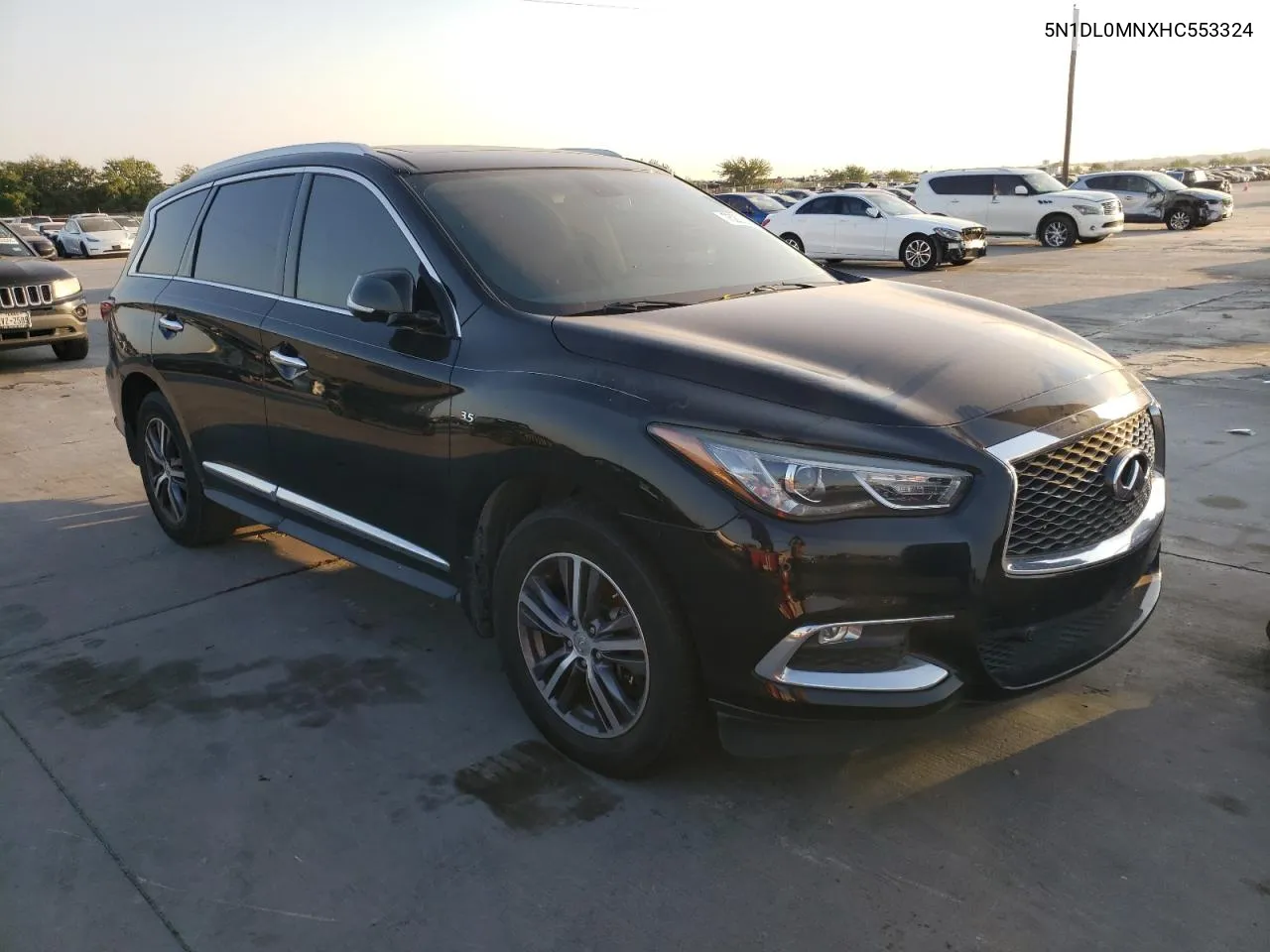 2017 Infiniti Qx60 VIN: 5N1DL0MNXHC553324 Lot: 75200554