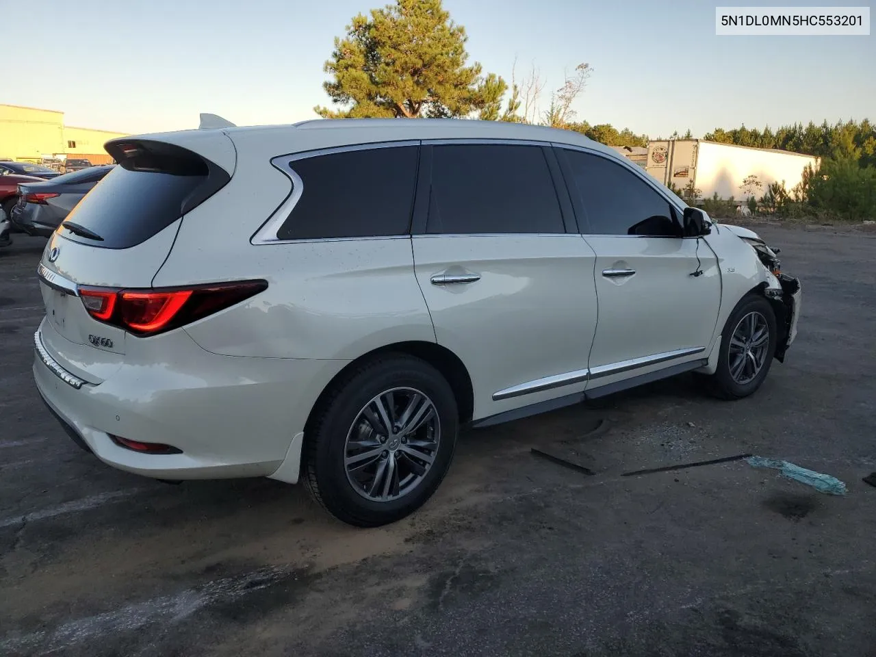 2017 Infiniti Qx60 VIN: 5N1DL0MN5HC553201 Lot: 75318854