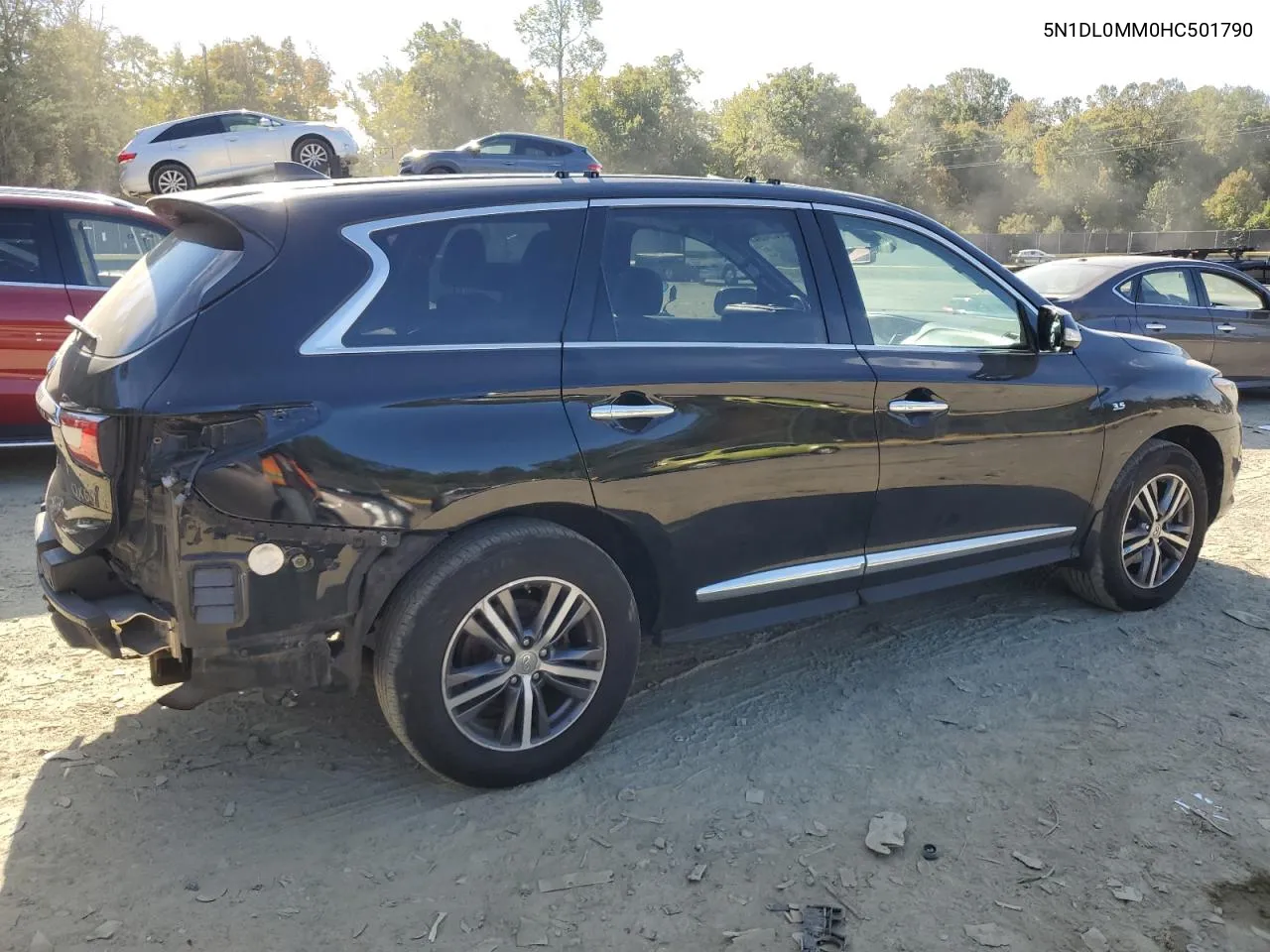 2017 Infiniti Qx60 VIN: 5N1DL0MM0HC501790 Lot: 75605404